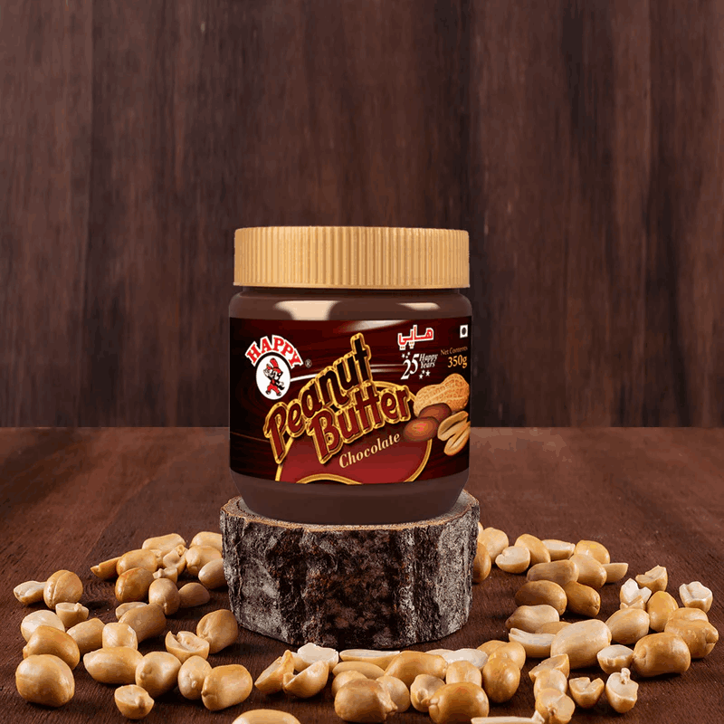 HAPPY PEANUT BUTTER | CHOCOLATE | HIGH PROTEIN | 350 gm