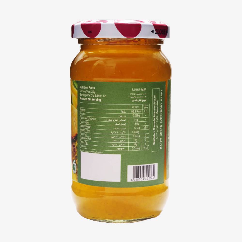 HAPPY JAM | PINEAPPLE | 250 gm