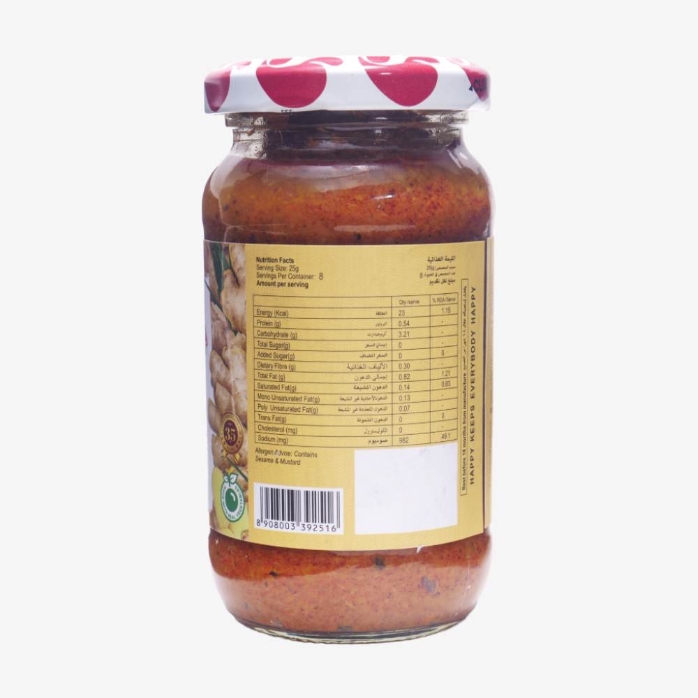 HAPPY PICKLE | GINGER | 200 Gm