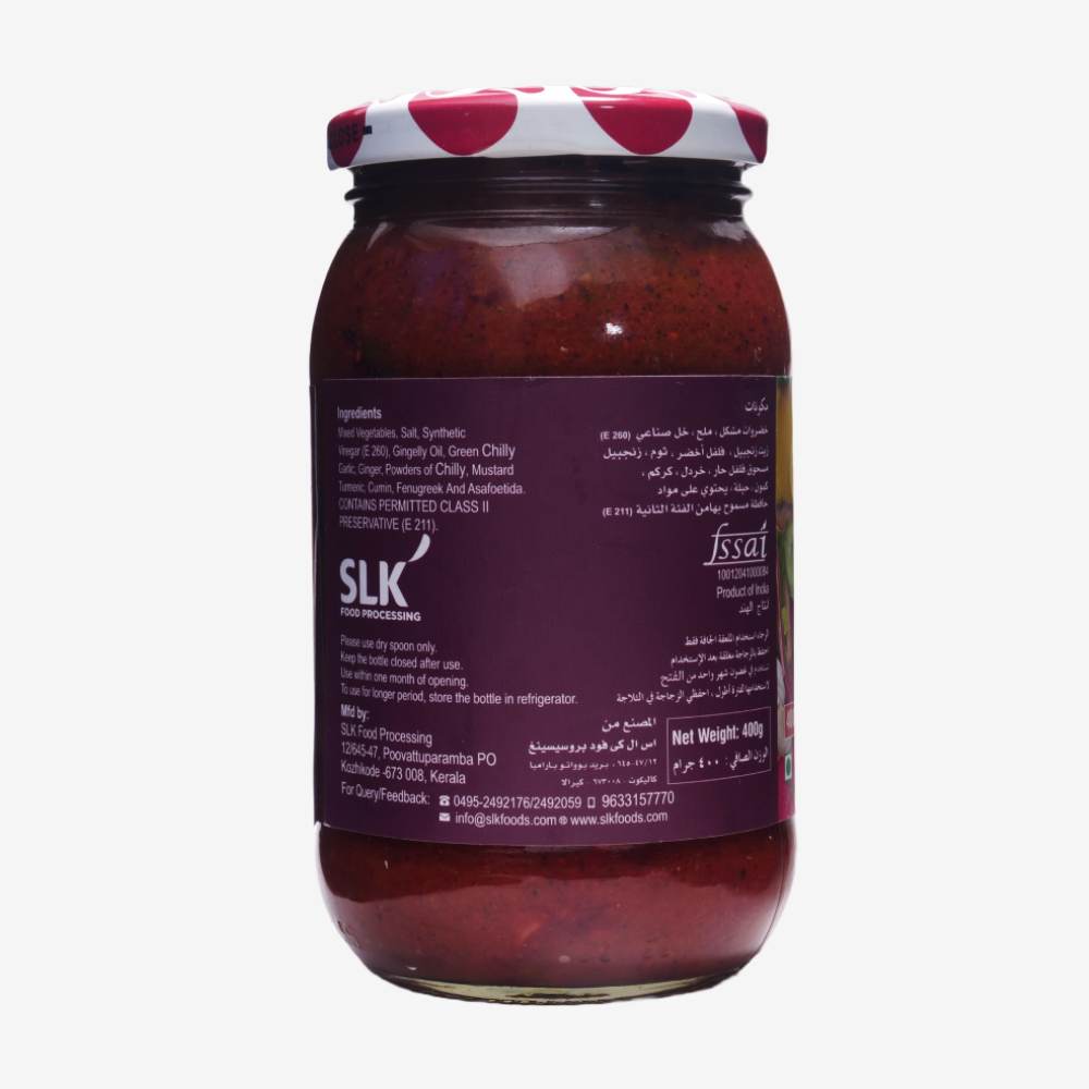 HAPPY PICKLE | MIXED VEG | 400 Gm