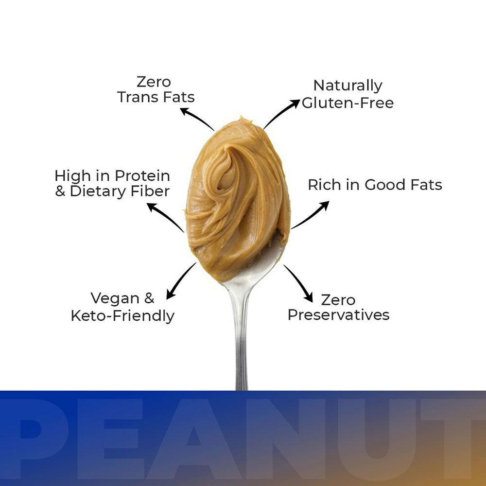 HAPPY PEANUT BUTTER | CRUNCHY | HIGH PROTEIN | 1 Kg